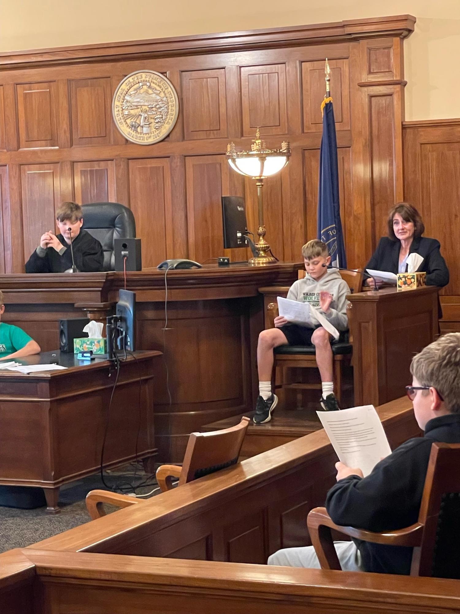 Fifth-grade Students Hold Mock Trial at Saline County Courthouse ...
