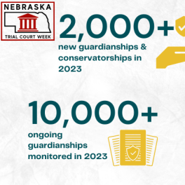 Over 2,000 new guardianships and conservatorships in 2023 were established and over 10,000 existing ones were monitored.