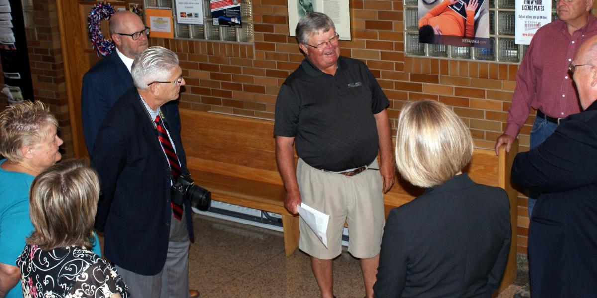 Gosper County Courthouse Visit - Day four, of the Chief Justice’s Summer Tour 2017