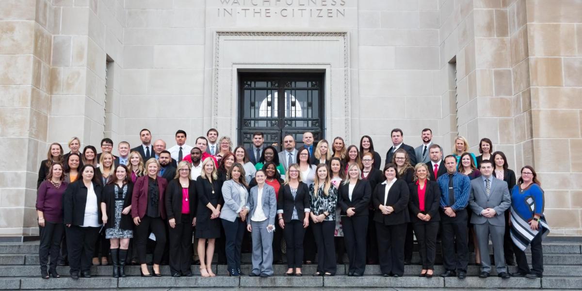 55 New Nebraska State Probation Officers Sworn in October 5, 2017