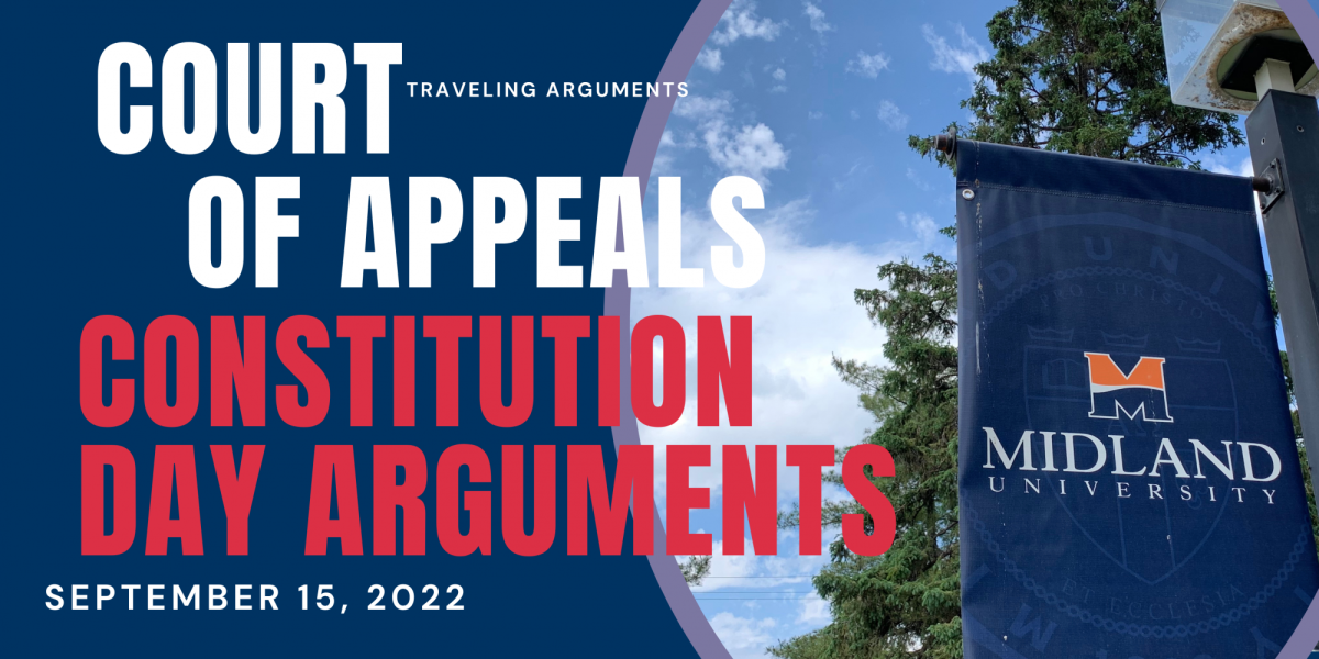 Nebraska Court of Appeals Celebrates Constitution Day at Midland University - Fremont on September 15