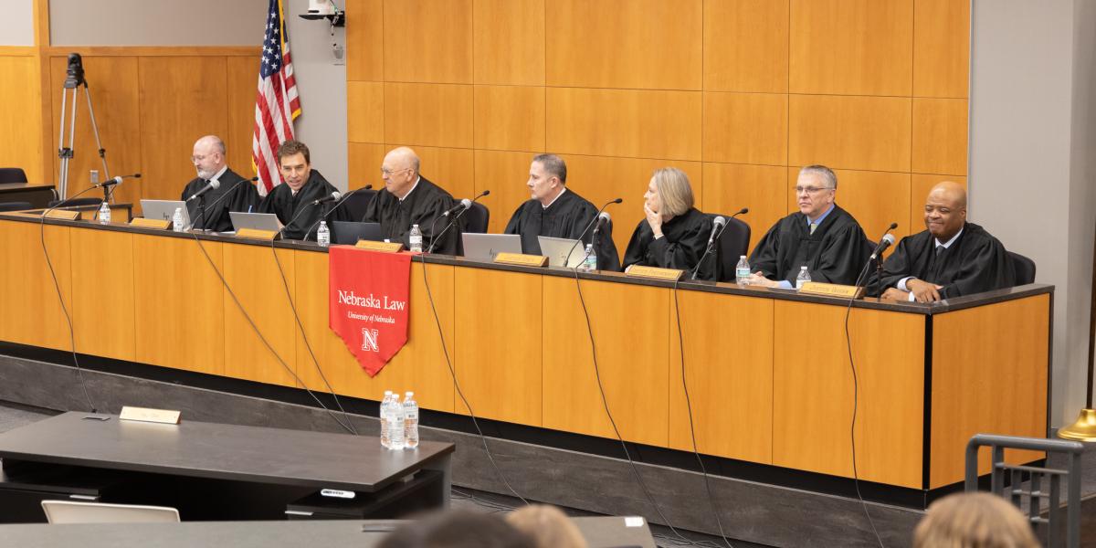 Nebraska Supreme Court at the bench