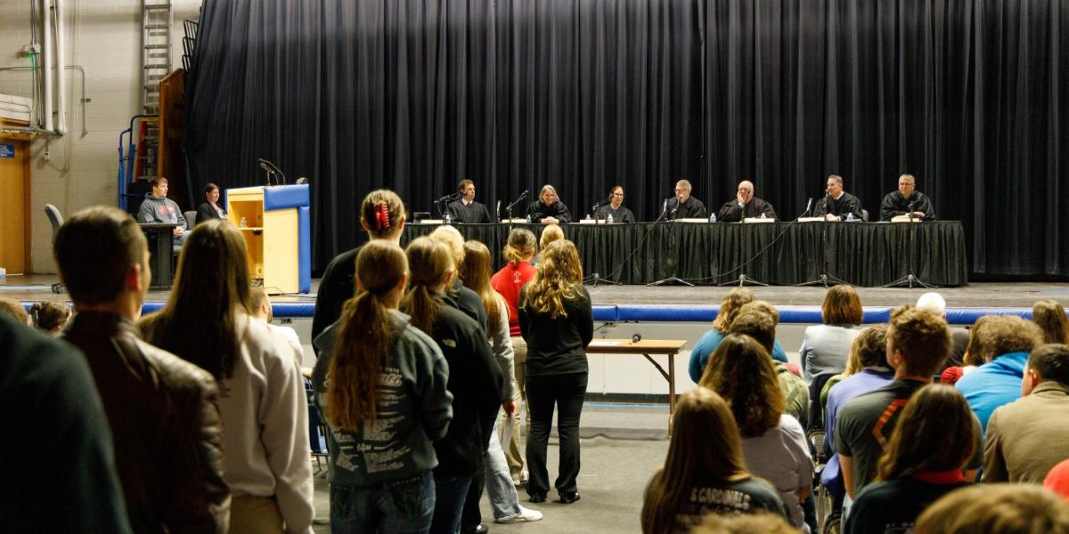 Supreme Court Celebrates Law Day with O’Neill High School Community