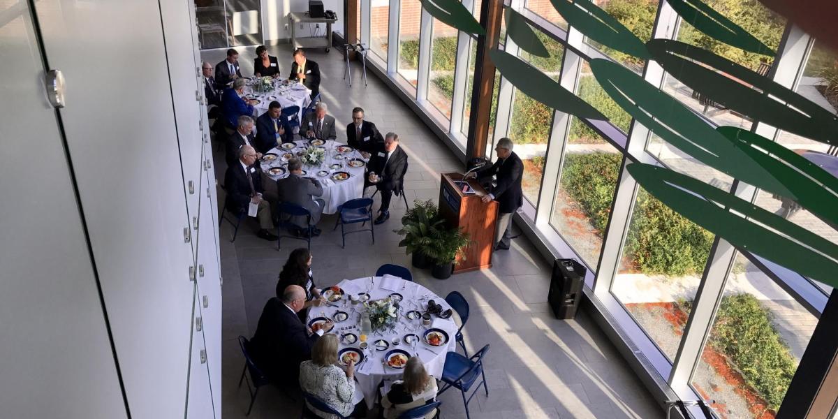 Breakfast at the University of Nebraska - Kearney - Day two, visit one of the Chief Justice’s Summer Tour 2017