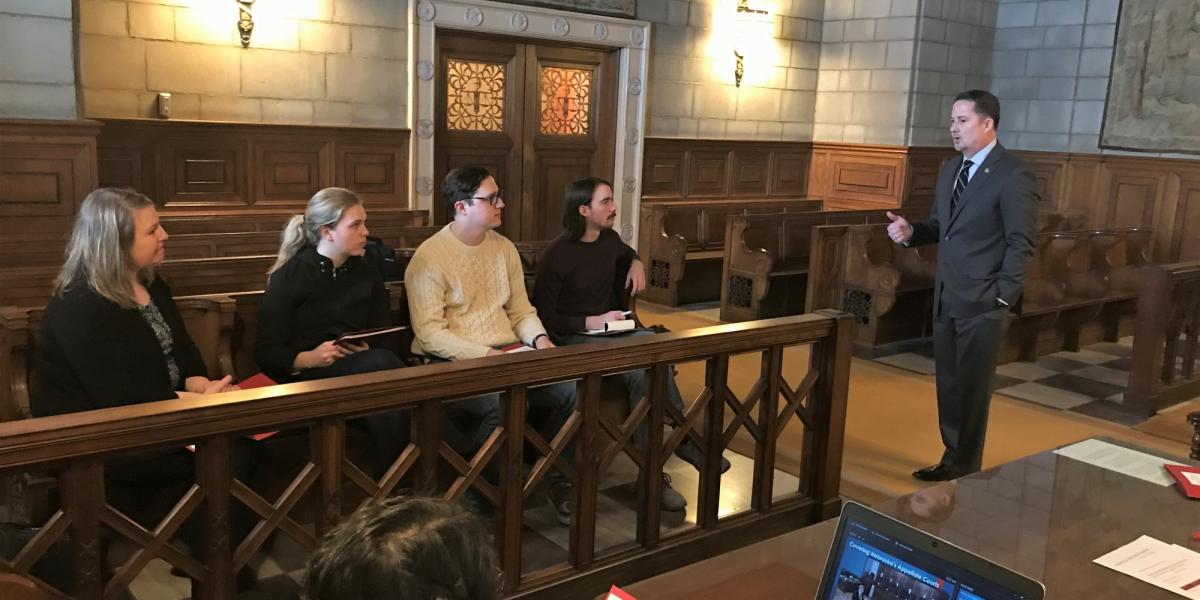 Nebraska News Service Students Learn About Reporting on Nebraska’s Appellate Courts