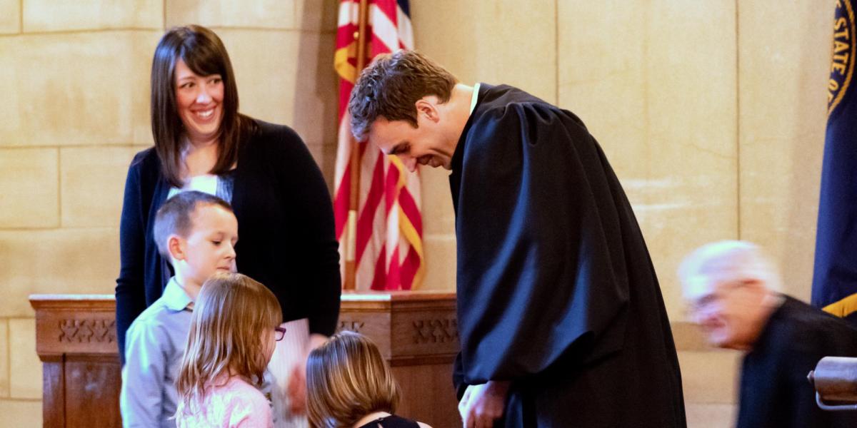 Investiture Ceremony for Justice Jonathan Papik Held in Early May