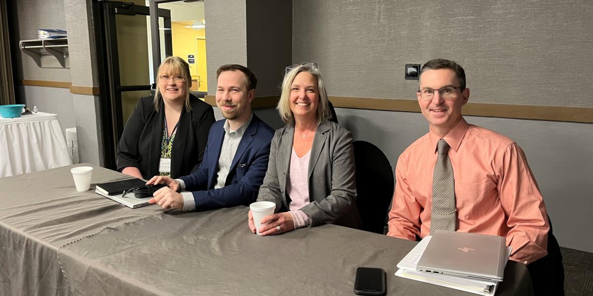 New Clerks Given Background on Audio-Visual Courtroom Upgrade