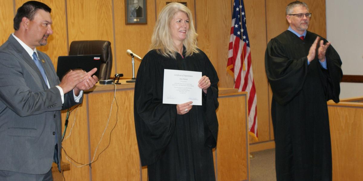 Clerk Magistrate Investiture for Hansen in Chappell