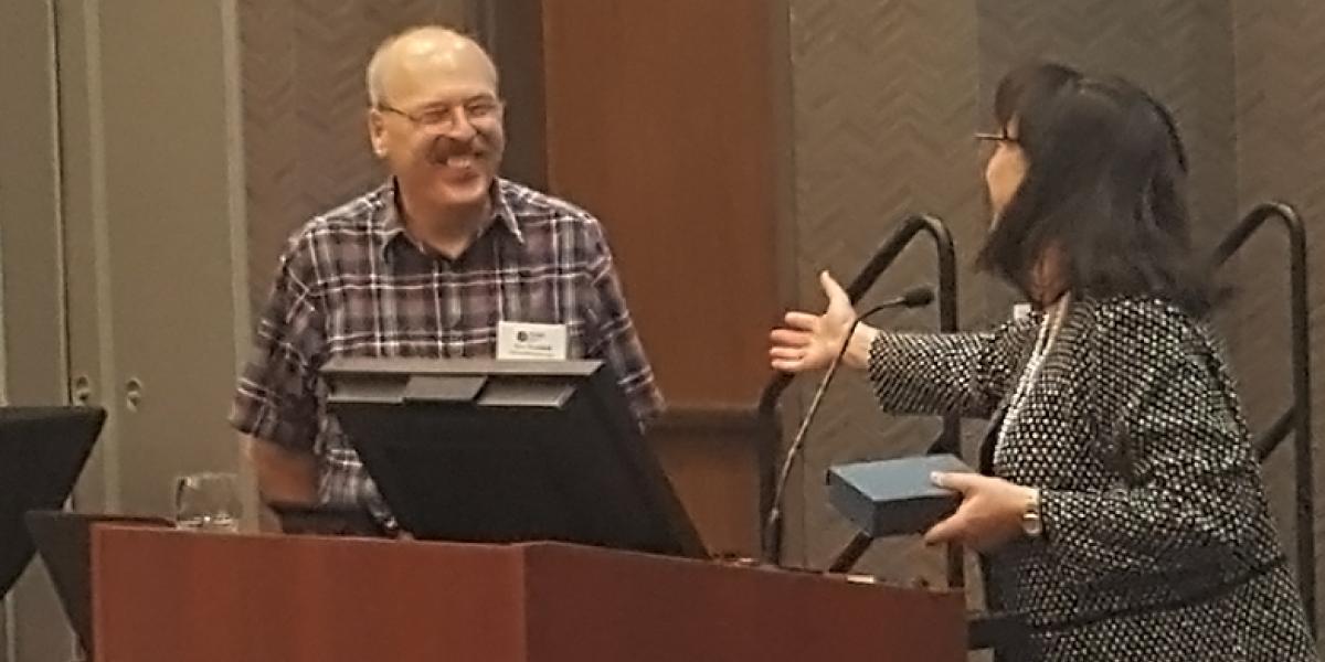 Retired Judge Alan Brodbeck Presented with Award by Judicial Branch Education