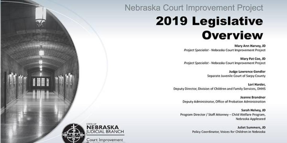 Court Improvement Project Hosts Annual Legislative Overview Webinar
