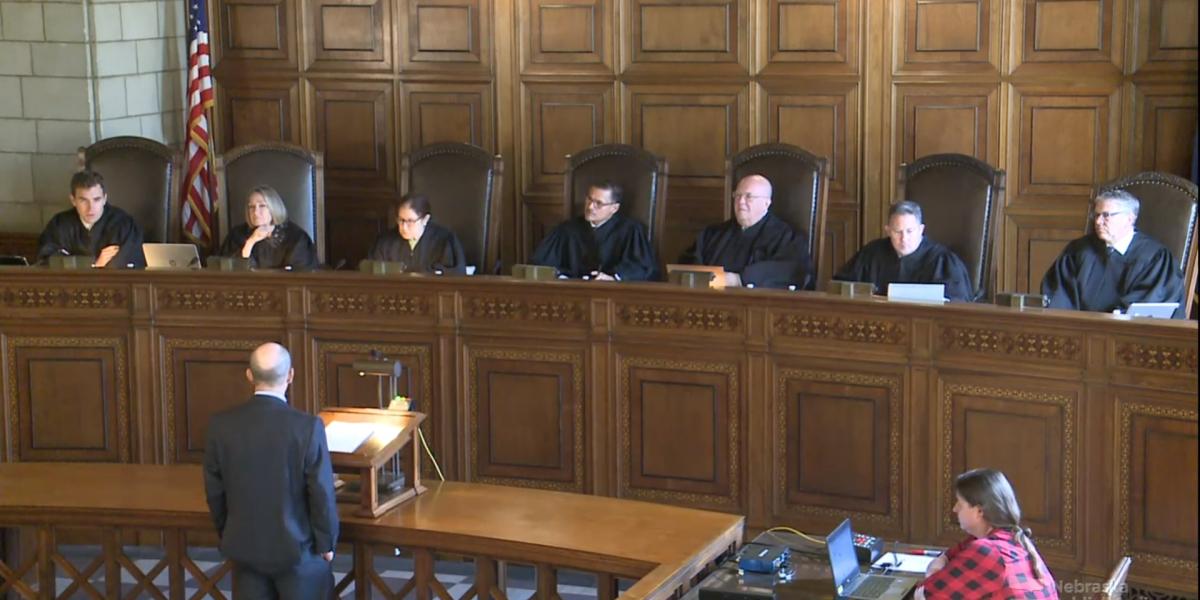 Buffalo County District Judge Marsh sits with Nebraska Supreme Court