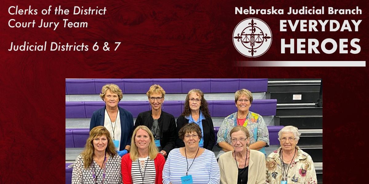 Everyday Heroes: Clerks of the District Court Jury Team Honored