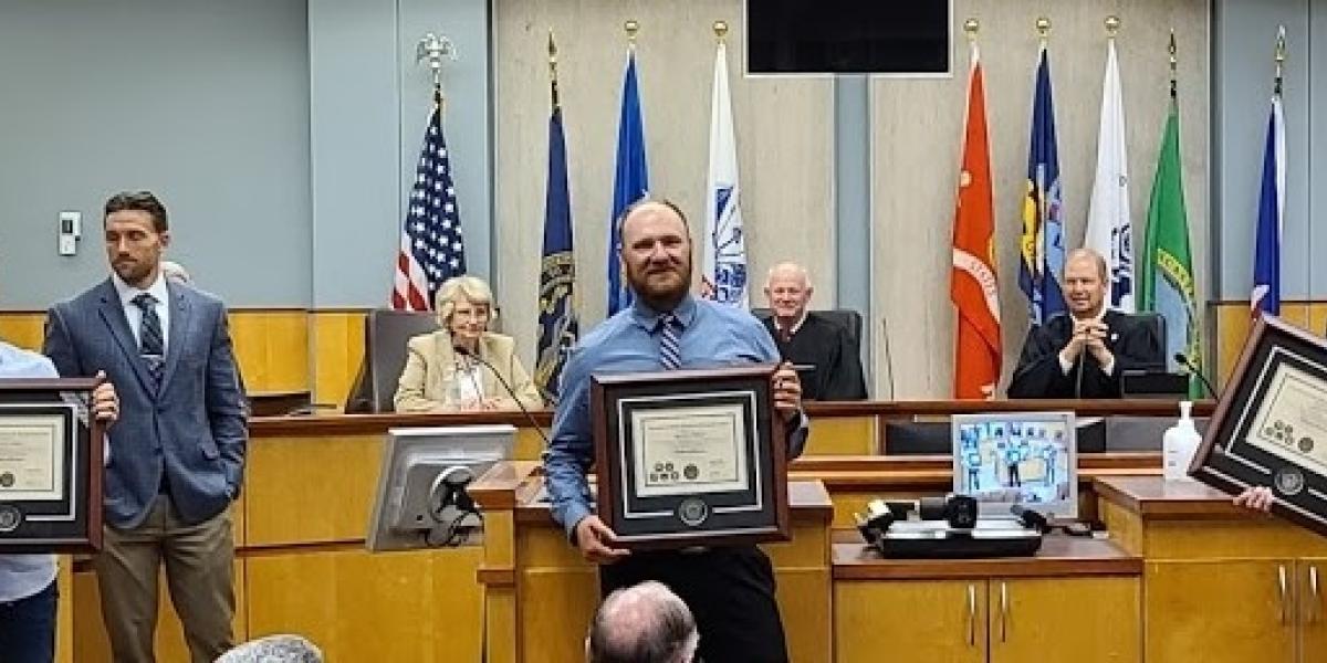 Lancaster County Veterans Treatment Court Graduates 3 Participants