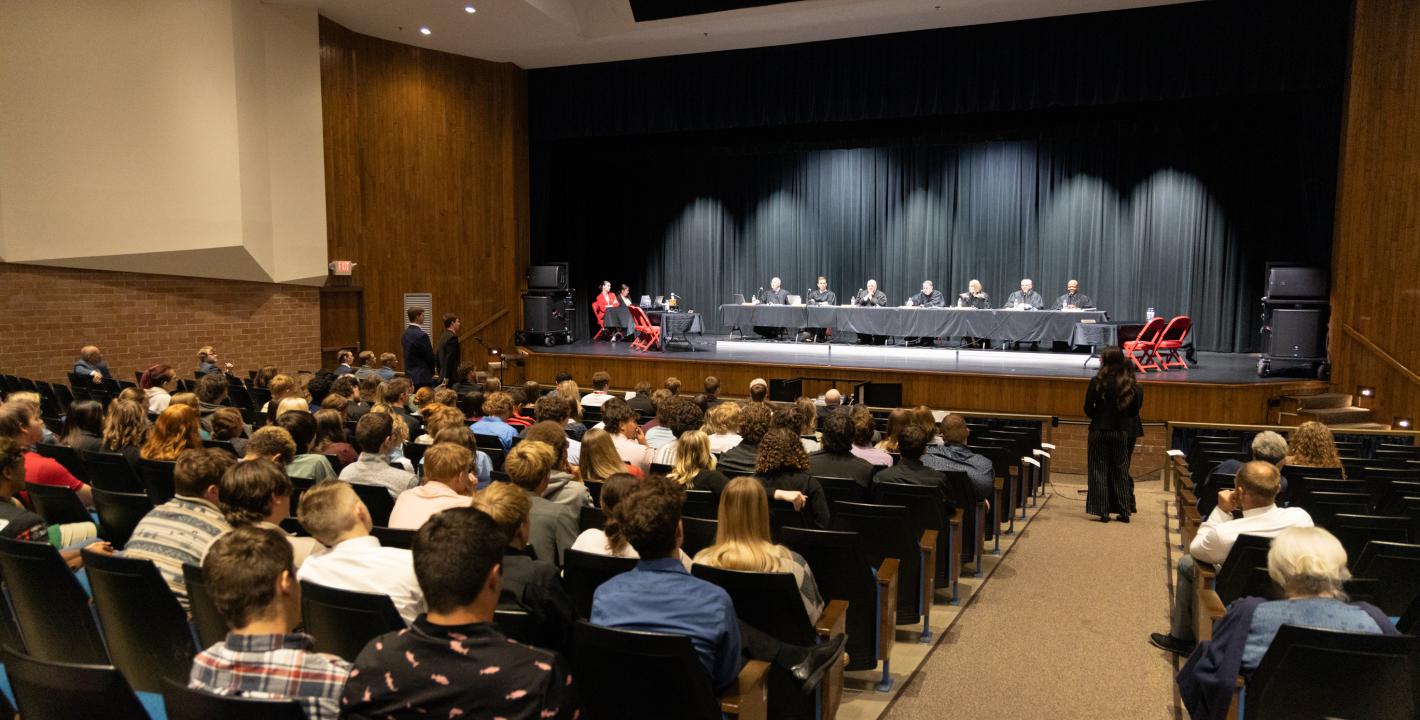 Nebraska Supreme Court held oral arguments at Aurora High School on April 29, 2026. 