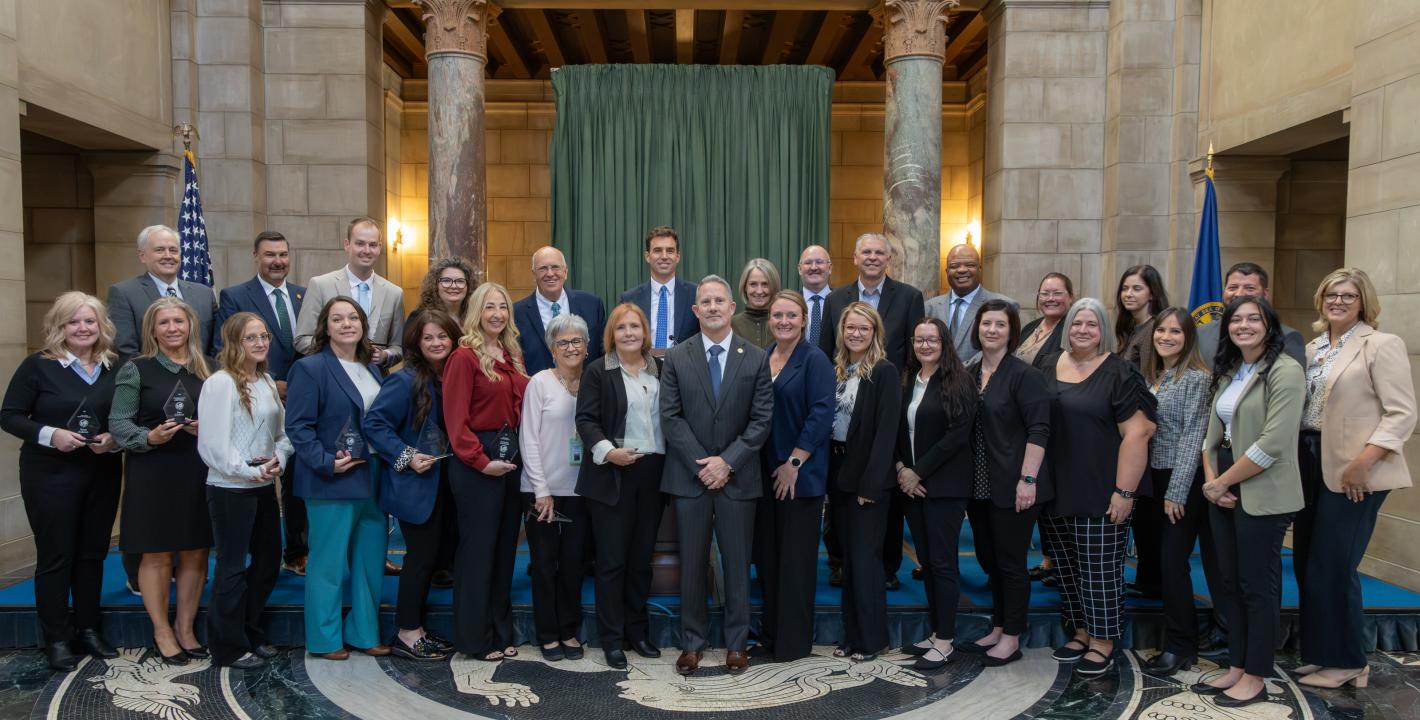 Nebraska Supreme Court Justices and Judicial Branch Recognition Award Recipients