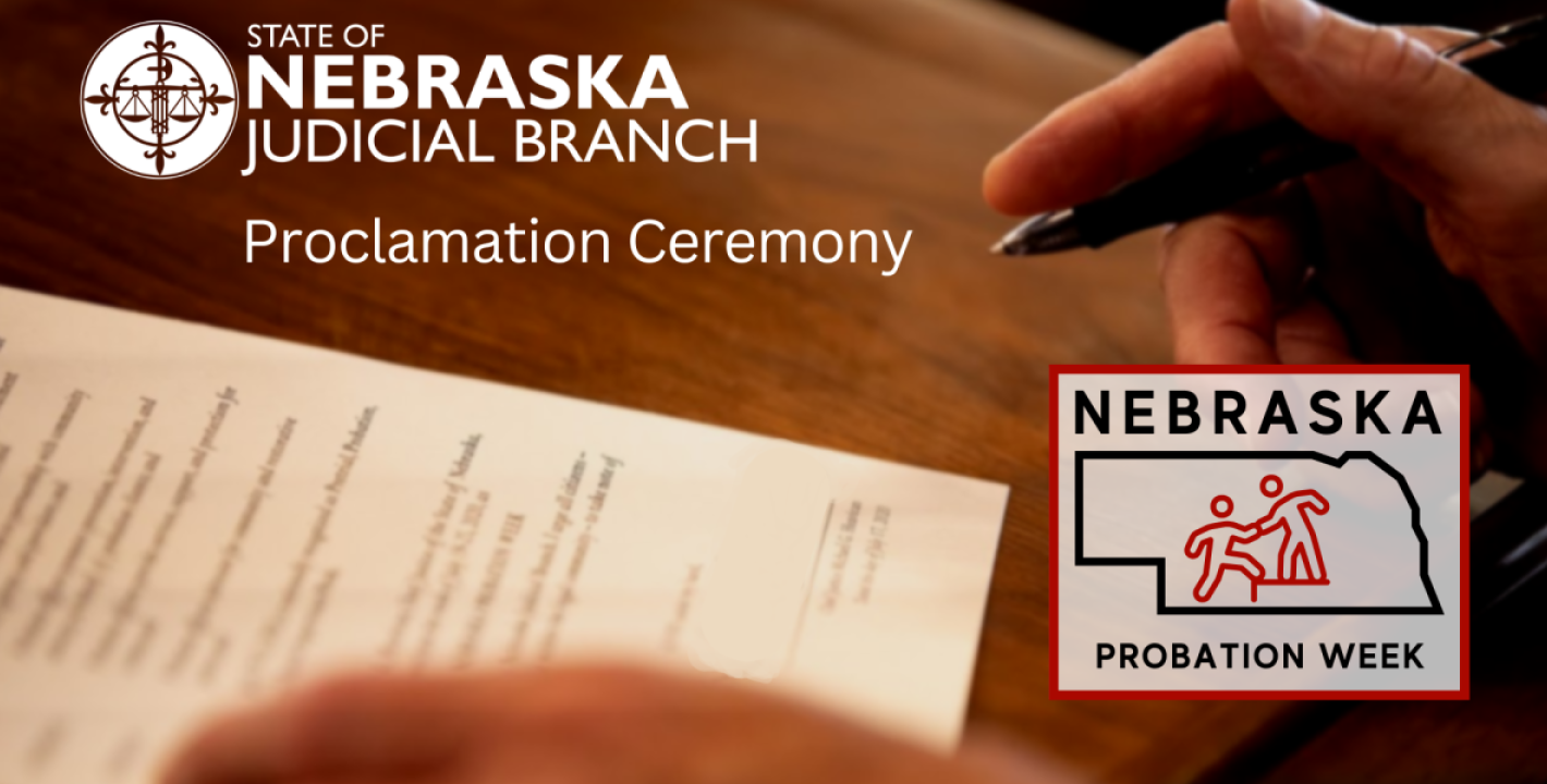 Probation Week proclamation ceremony