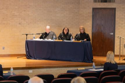 Judges Pirtle, Bishop, Freeman