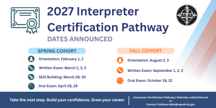 2027 Interpreter Certification Pathway