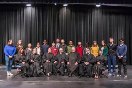 Nebraska Supreme Court Took Court Argument to Millard North High School in April