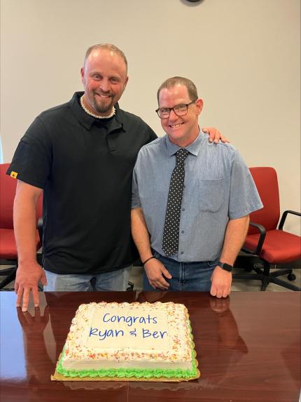 Dodge County Adult Drug Court celebrated the graduation of Ryan and Benjamin during a ceremony