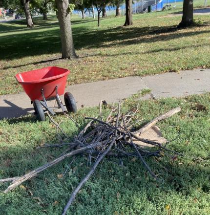 Douglas County Probation Office Park Clean-up