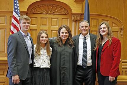 County Court Judge Homolka Signs Oath of Office