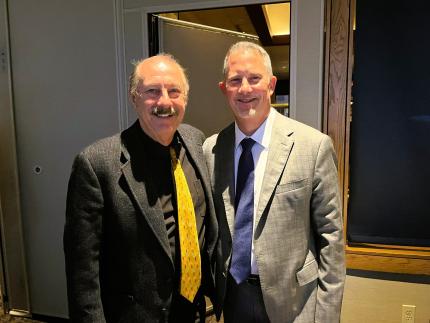 Mike McNight and Chief Justice Funke