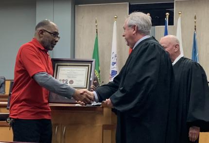 Lancaster County Veterans Treatment Court Graduation