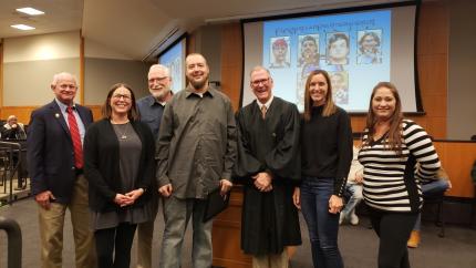 Graduation Ceremony for Lancaster County  Adult Drug Court