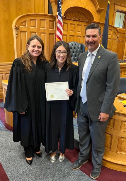 Swearing-In Ceremony for Noack Held in Hamilton County Court
