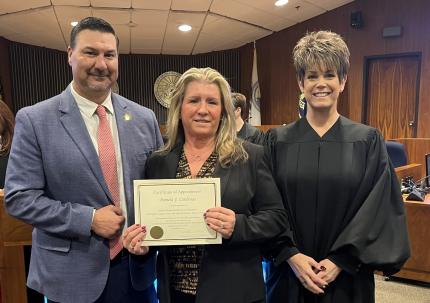 Pam Cardenas Formally Sworn-in as Douglas County Judicial Administrator