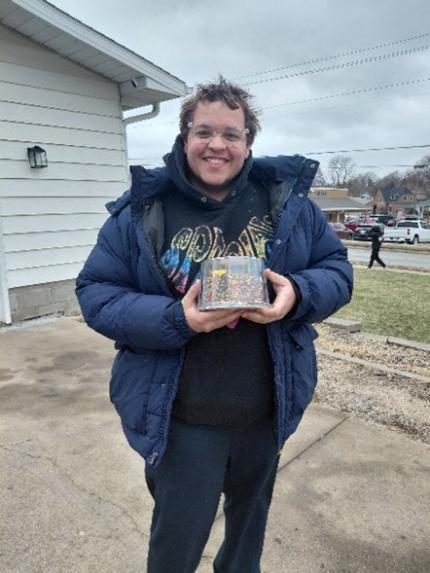 Photo 1: Graduate Adrian