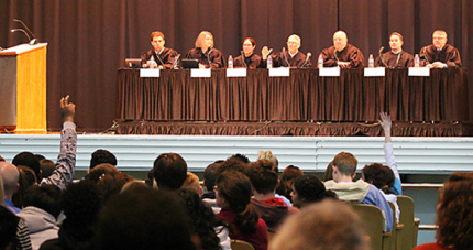 Justices Show Boys Town Students What It’s Like to Serve on Nebraska Supreme Court