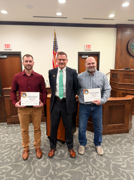 Judge John Marsh with Graduates.