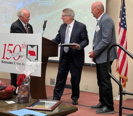 Chief Justice Heavican Thanks Nebraska Press Association for Promoting Transparency in the Legal System