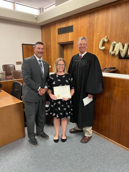 Swearing-In Ceremony for Cobaugh Held in Keith County Court