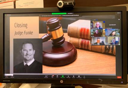 Judges Provide Insight into Court System during Media Education Webinar