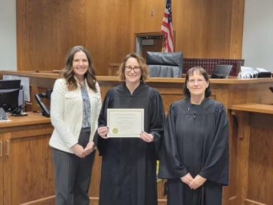 Haberman Sworn-in During Local Oath of Office Ceremony in Seward County