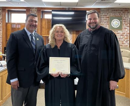Corey Steel, Konia Fries, Judge Partsch