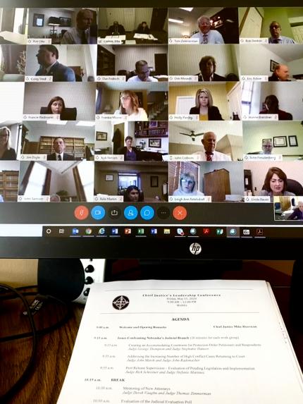 Virtual Chief Justice’s Leadership Conference Held Mid May
