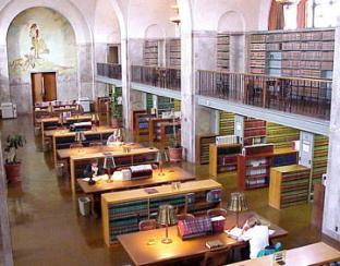 Balcony view of Nebraska State Library