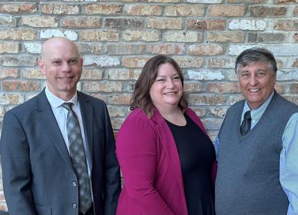 Judges John Rademacher, Tanya Roberts-Connick, and Tom Harmon
