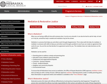 New Webpages for Office of Dispute Resolution