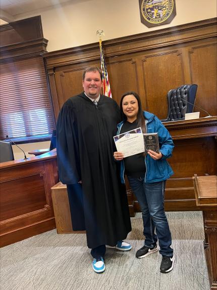 judge and graduate