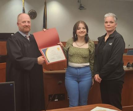 Sarpy County Juvenile Drug Court Graduation