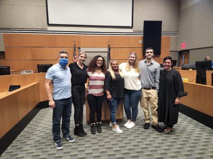 Sarpy County Adult Drug Court Graduates Six Participants