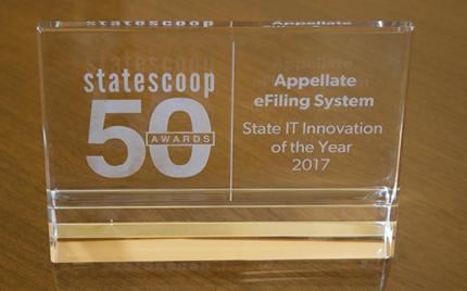 Appellate Court eFiling System Wins Award