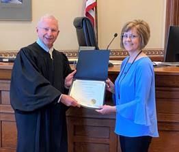 Clerk Magistrate Swearing-in Ceremony for Sherri Ullman in Beatrice