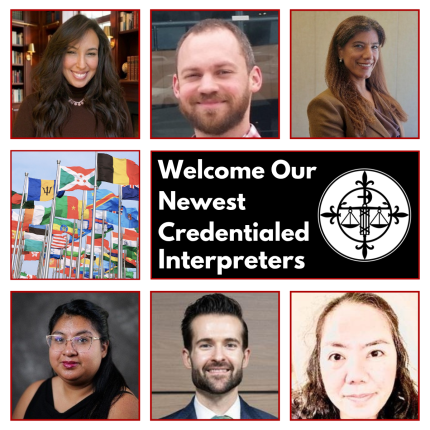 New Credentialed Interpreters Picture