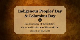 Courts and offices of the Nebraska Judicial Branch Closed on Oct 11, 2021
